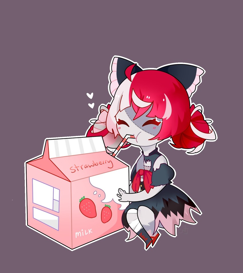 kureiji ollie (hololive and 1 more) drawn by milli_(comfymilktea)