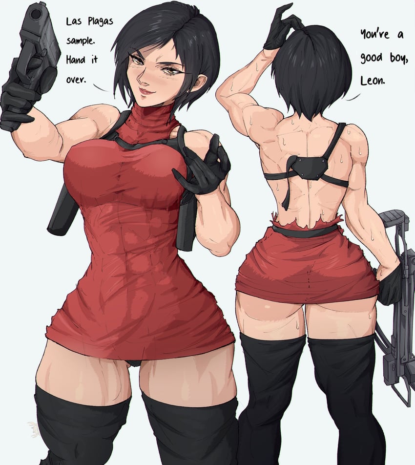 ada wong (resident evil and 1 more) drawn by yoracrab