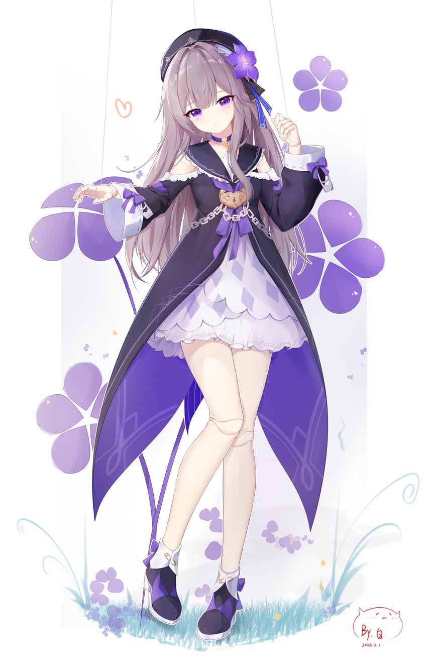 herta (honkai and 1 more) drawn by bai_qiangwei