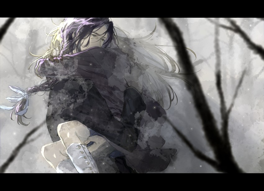 violet evergarden and dietfried bougainvillea (violet evergarden) drawn by motiitigo