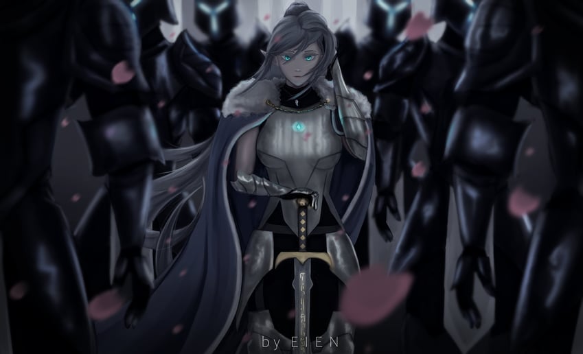 tessia eralith (the beginning after the end) drawn by eien_001