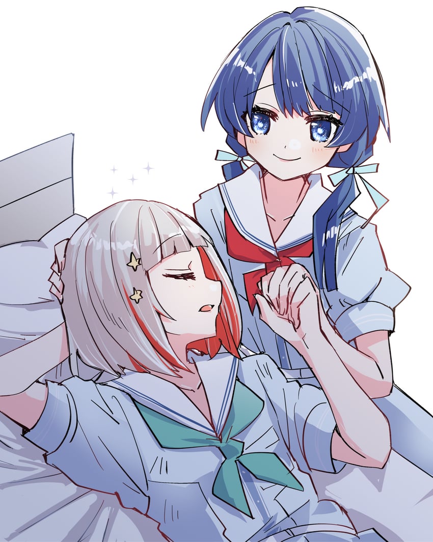 murano sayaka and yugiri tsuzuri (love live! and 1 more) drawn by kanduki_kamibukuro