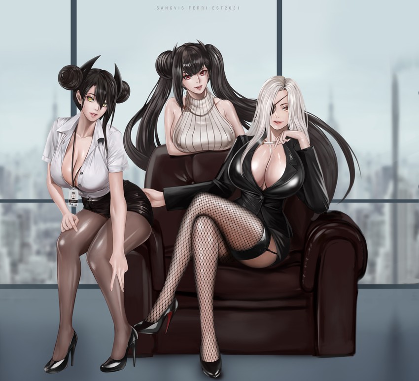 agent, ouroboros, and alchemist (girls' frontline) drawn by gcg