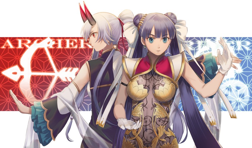 tomoe gozen and martha (fate and 1 more) drawn by kichannico