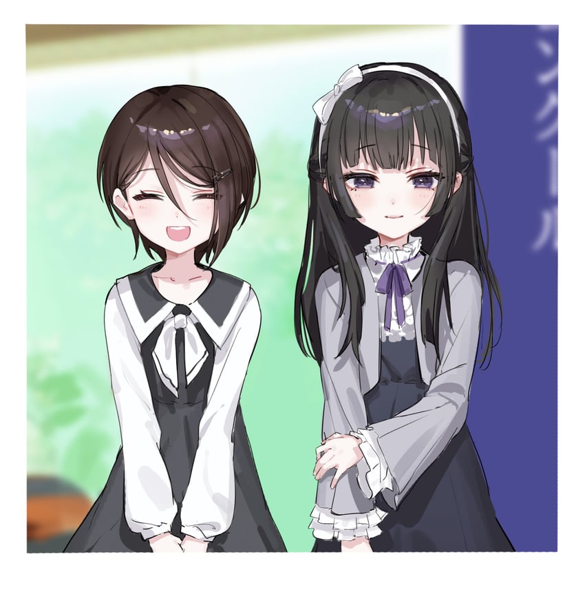 shirokane rinko and yashio rui (bang dream!) drawn by kiska_(mnvy2332)