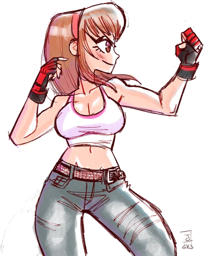 hitomi (dead or alive) drawn by jaliet_exe
