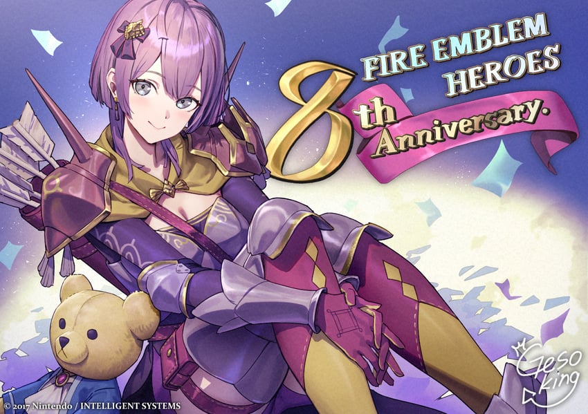 bernadetta von varley (fire emblem and 2 more) drawn by gesoking