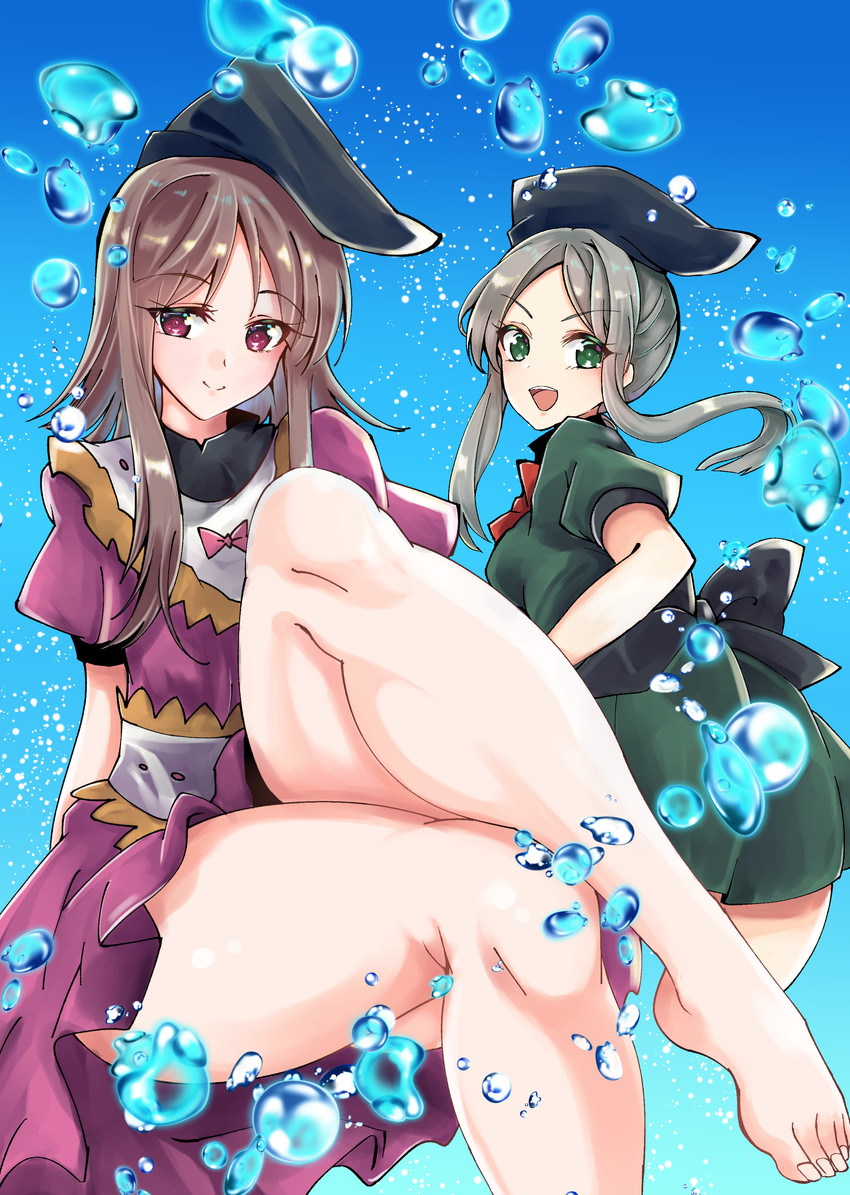 nishida satono and teireida mai (touhou) drawn by kurokan_(kokkyou_oudan)