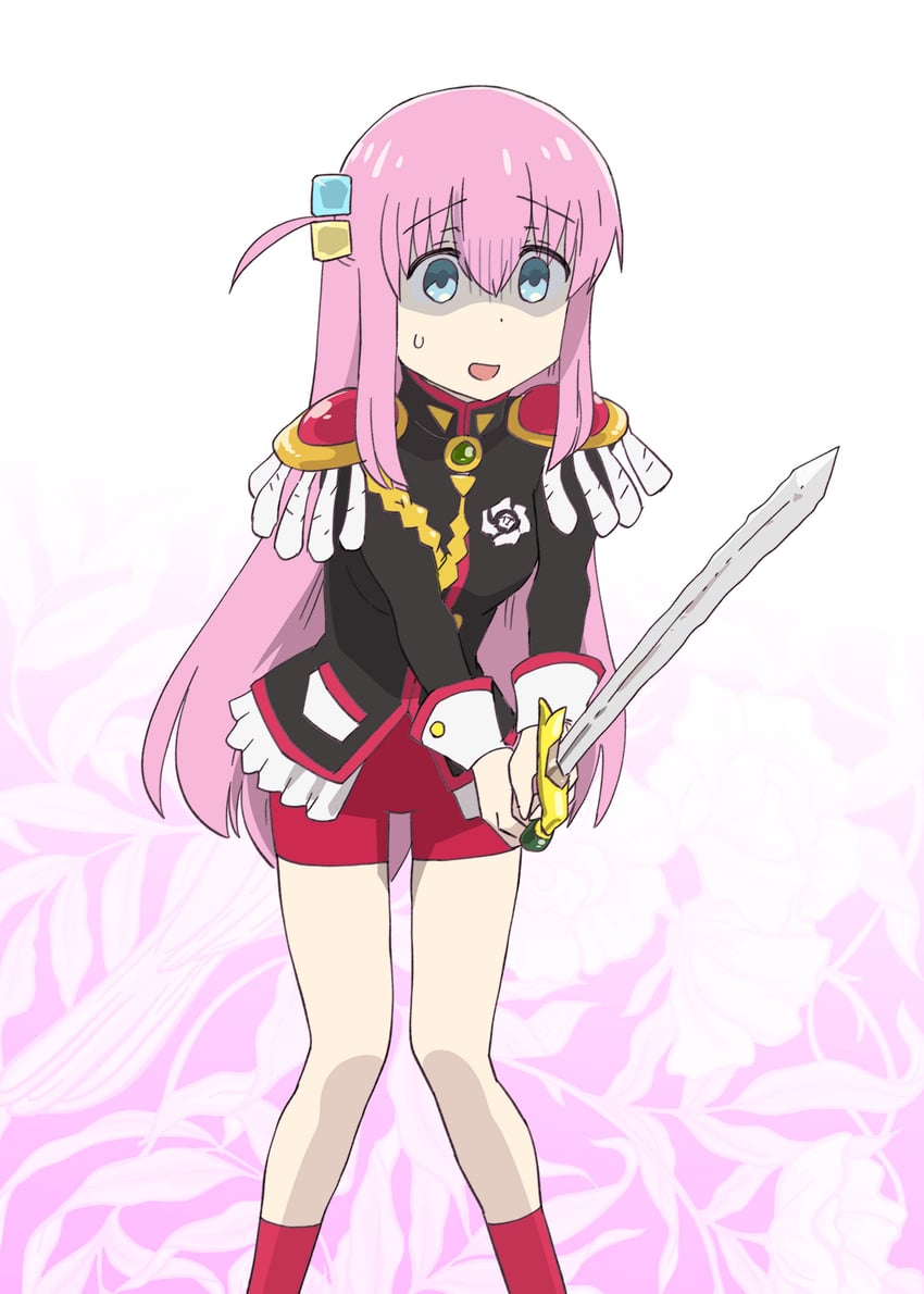 gotoh hitori and tenjou utena (bocchi the rock! and 1 more) drawn by ueyama_michirou