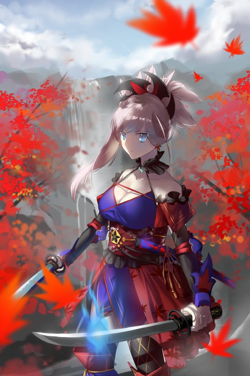 miyamoto musashi (fate and 1 more) drawn by grape_(grapedraws)
