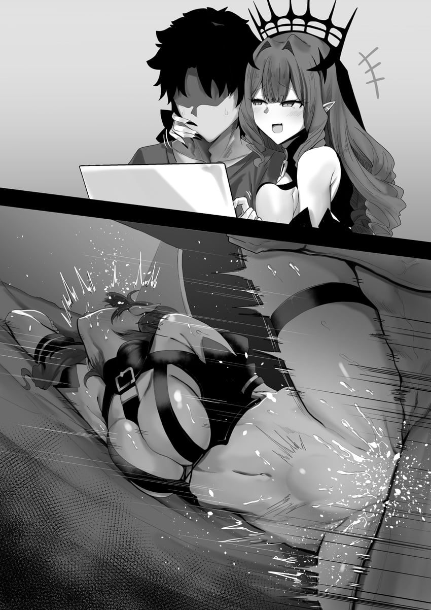 fujimaru ritsuka and baobhan sith (fate and 1 more) drawn by wakamochi-ta