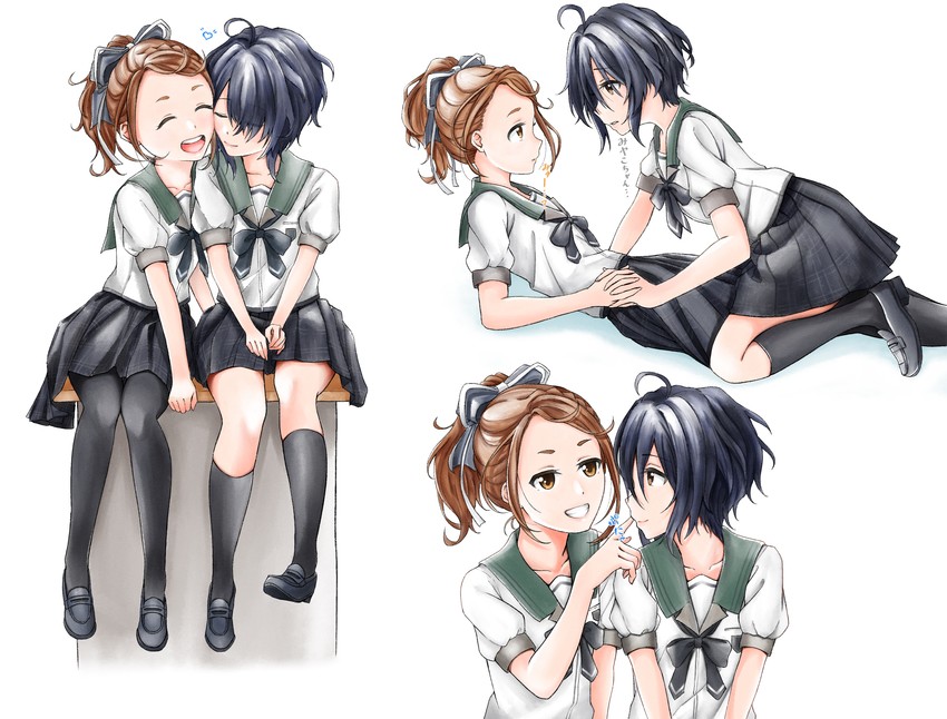 takigawa miu and kono miyako (22/7) drawn by wattpic