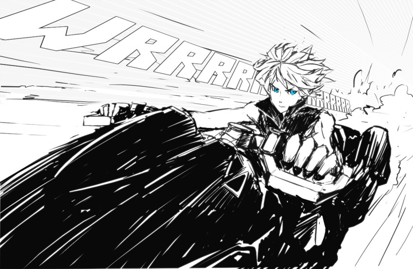 cloud strife (final fantasy and 2 more) drawn by arsenixc