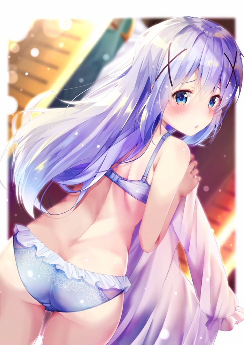 kafuu chino (gochuumon wa usagi desu ka?) drawn by rouka_(akatyann)