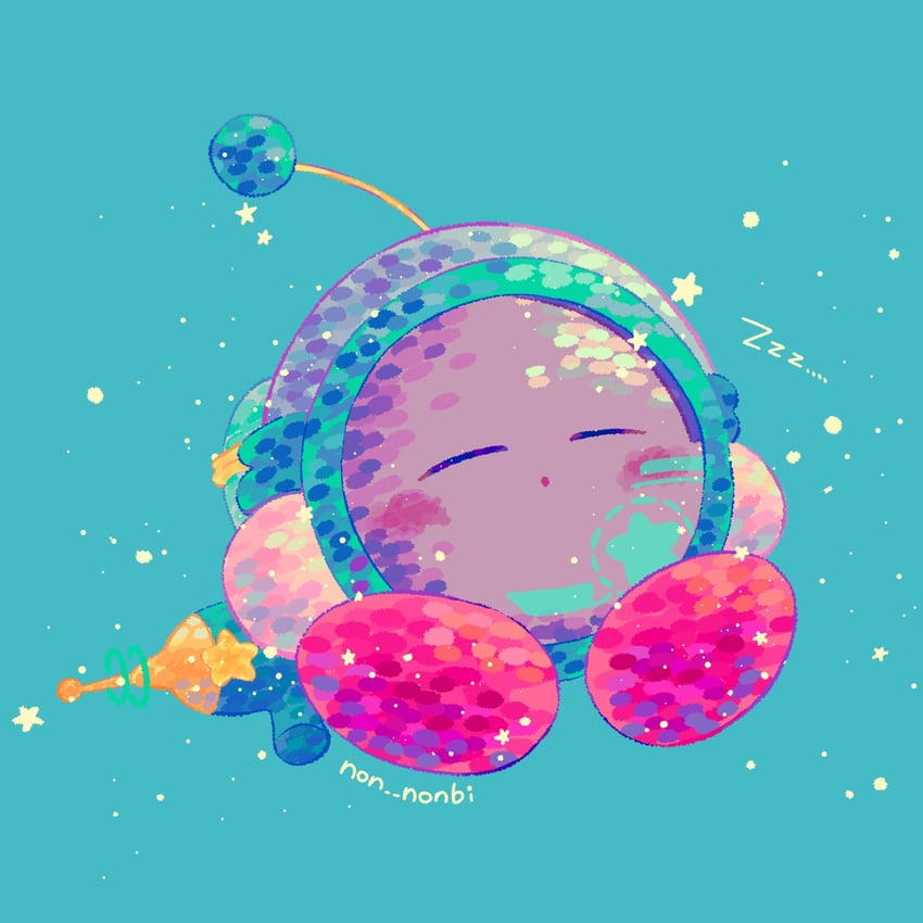 kirby, ranger kirby, and space ranger kirby (kirby and 1 more) drawn by non_nonbi