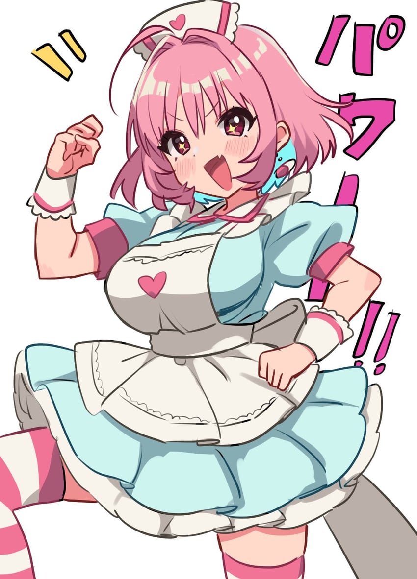 yumemi riamu (idolmaster and 2 more) drawn by sukoyaka_(100hituzi)
