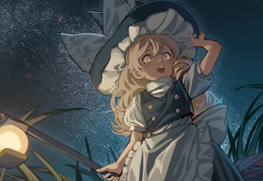kirisame marisa (touhou and 1 more) drawn by tuck_(tuck23978434)
