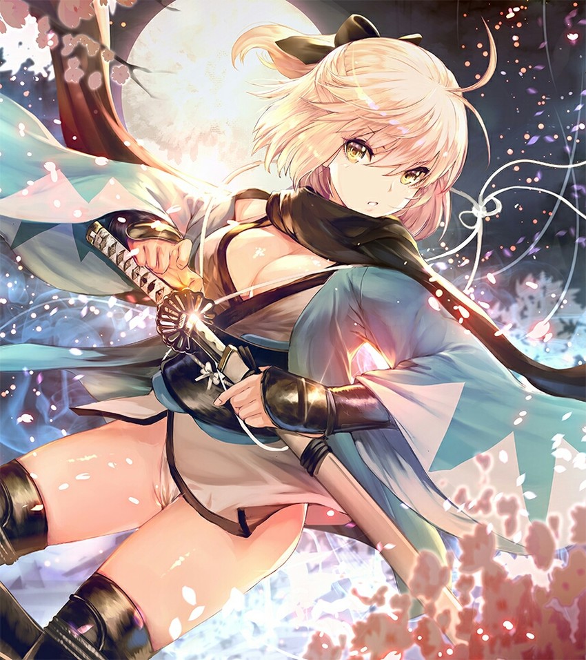 okita souji (fate and 1 more) drawn by teddypocky