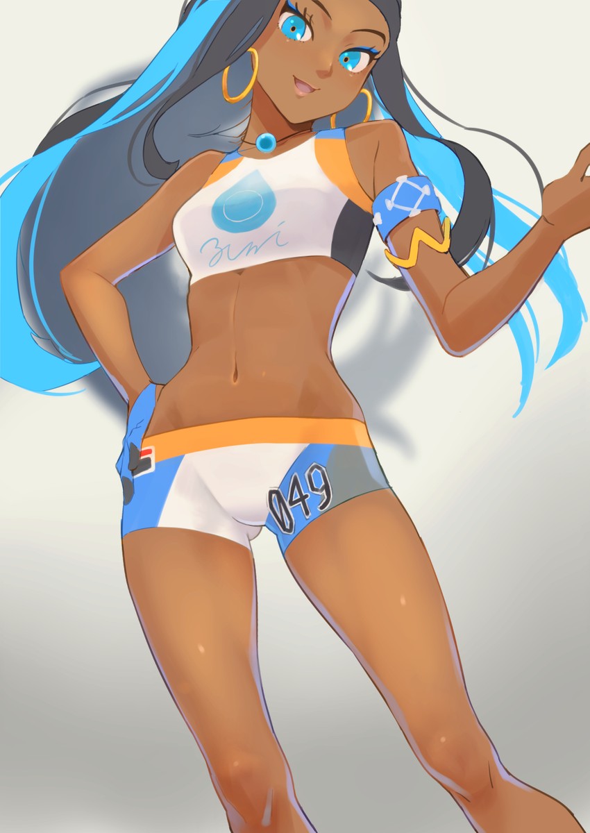 nessa (pokemon and 1 more) drawn by kikuyoshi_(tracco)