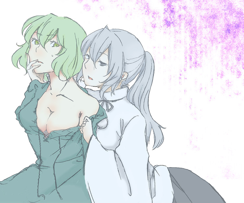 mononobe no futo and soga no tojiko (touhou) drawn by htmy39