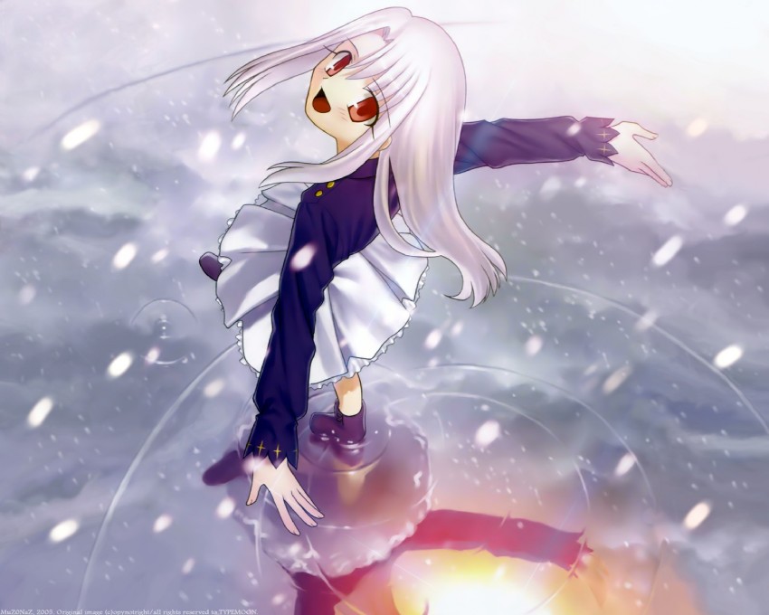 illyasviel von einzbern (fate and 1 more) drawn by takeuchi_takashi