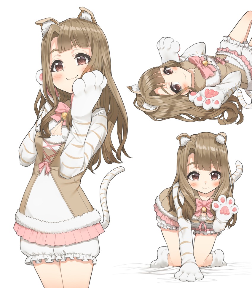 miyao miya (idolmaster and 2 more) drawn by applepie_(12711019)