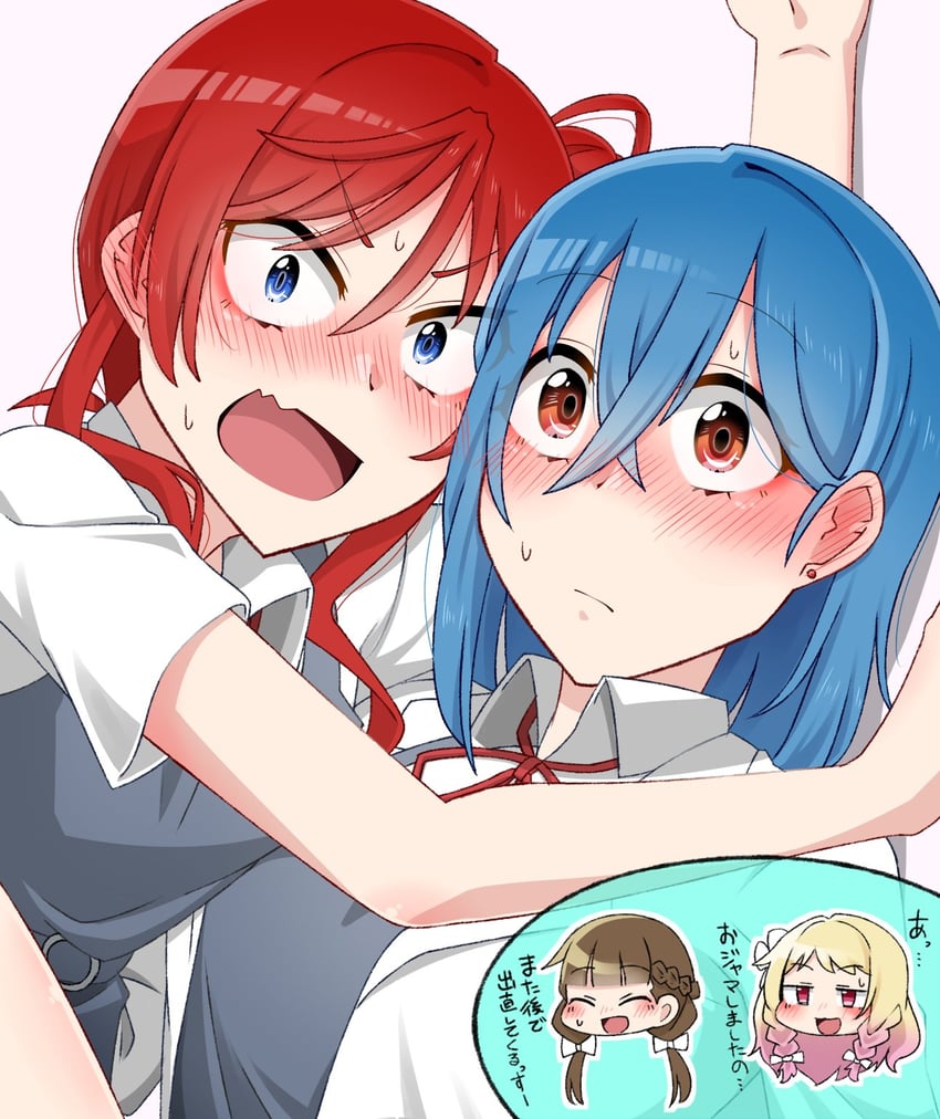 wakana shiki, yoneme mei, onitsuka natsumi, and sakurakoji kinako (love live! and 1 more) drawn by tetetsu