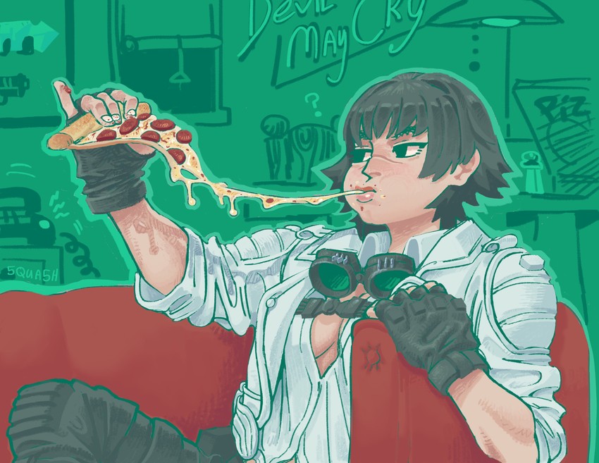 lady (devil may cry) drawn by ssssquash
