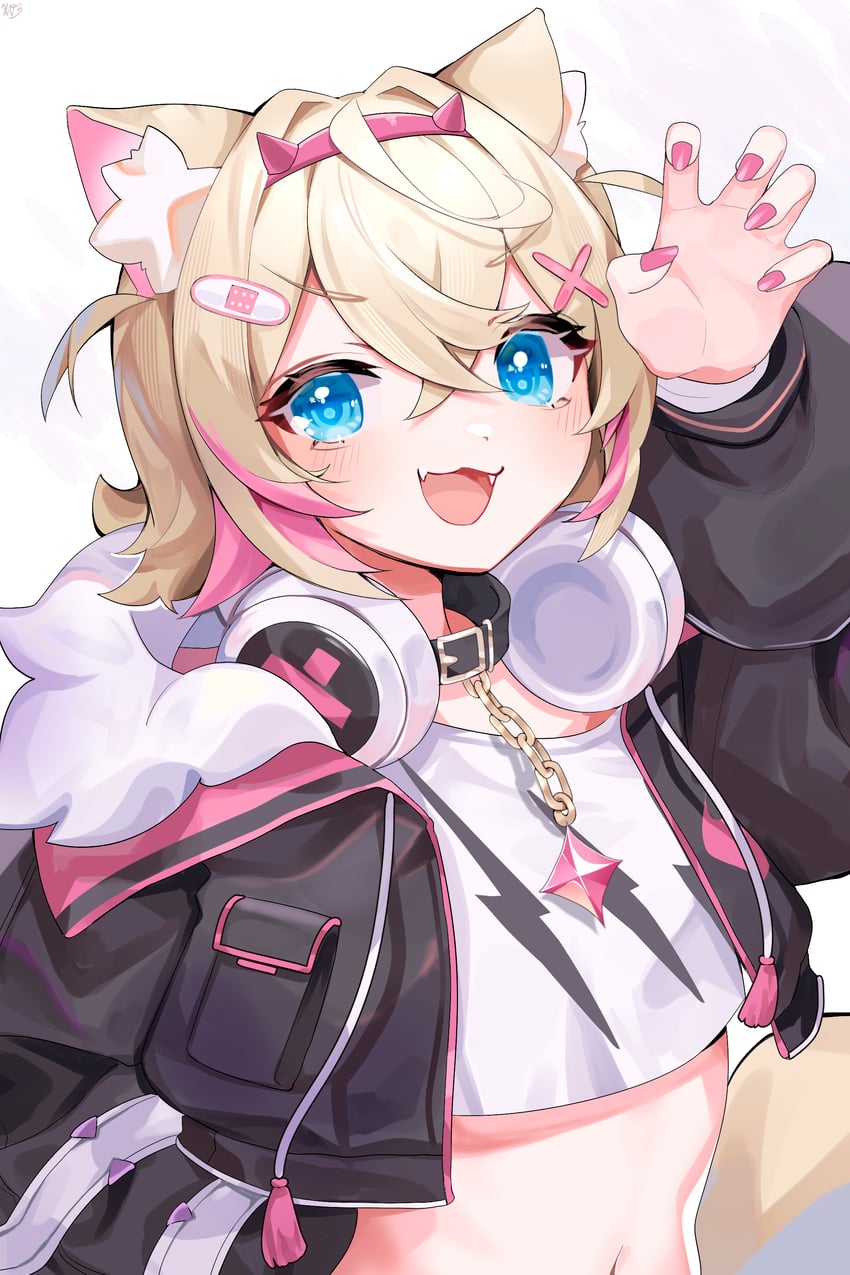 mococo abyssgard (hololive and 1 more) drawn by xivi9