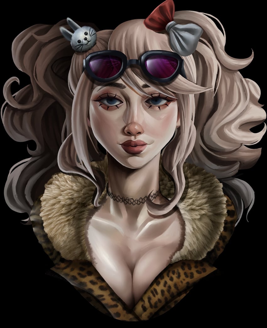 enoshima junko (danganronpa and 1 more) drawn by null_(nul_l11)