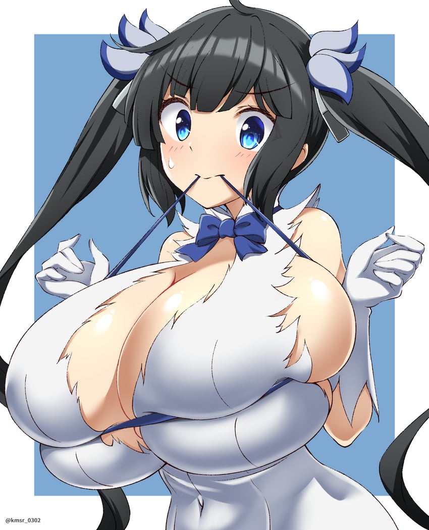 hestia (dungeon ni deai wo motomeru no wa machigatteiru darou ka) drawn by kamishiro_(kmsr0302)