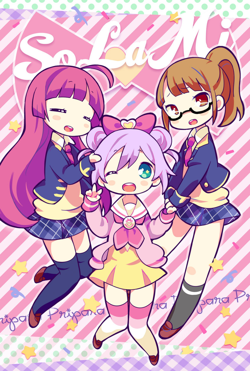 manaka laala, minami mirei, and hojo sophy (pretty series and 1 more) drawn by mamimu_(ma-mi-mu.me)