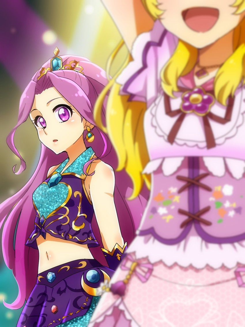 hoshimiya ichigo and kanzaki mizuki (aikatsu!) drawn by uogashi_sorato