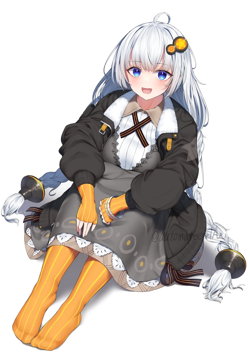 kizuna akari (vocaloid and 1 more) drawn by m->g