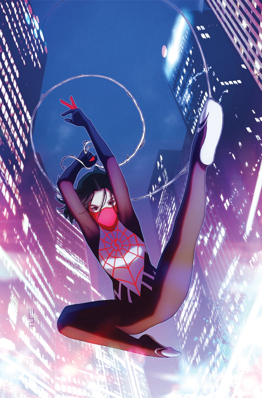 silk and cindy moon (marvel and 1 more) drawn by scott_forbes