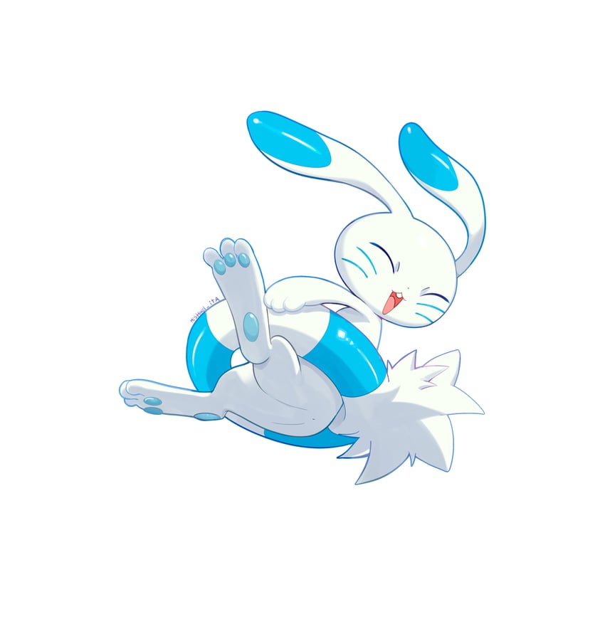 warabbit (pokemon and 1 more) drawn by mishael_ita