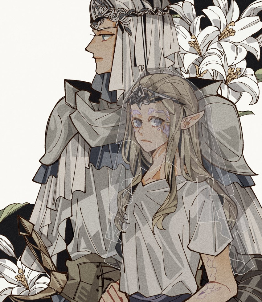 company captain yorshka and sirris of the sunless realms (dark souls and 1 more) drawn by drenched-in-sunlight