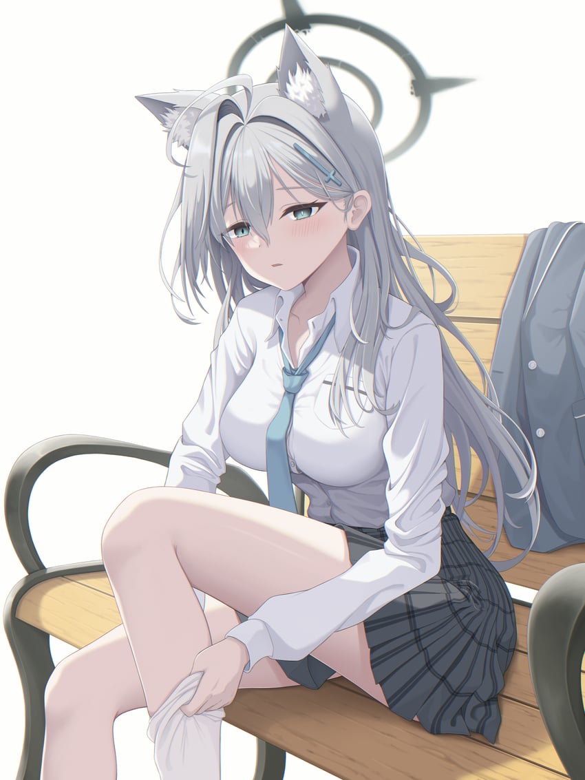 shiroko and shiroko terror (blue archive) drawn by yusuna