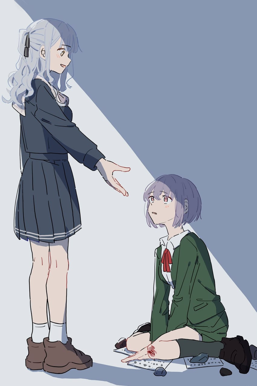 togawa sakiko and takamatsu tomori (bang dream! and 1 more) drawn by yang_miemie_benti