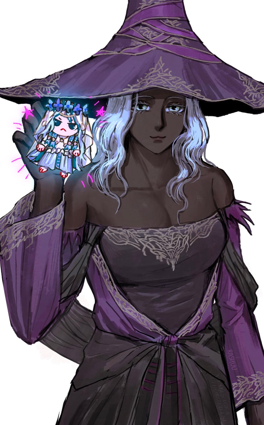 recluse and revenant (elden ring and 1 more) drawn by rashuu