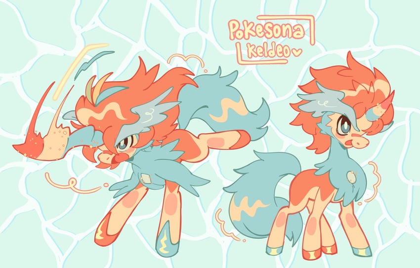 keldeo (original and 1 more) drawn by jammy_(bunbunbewwii)