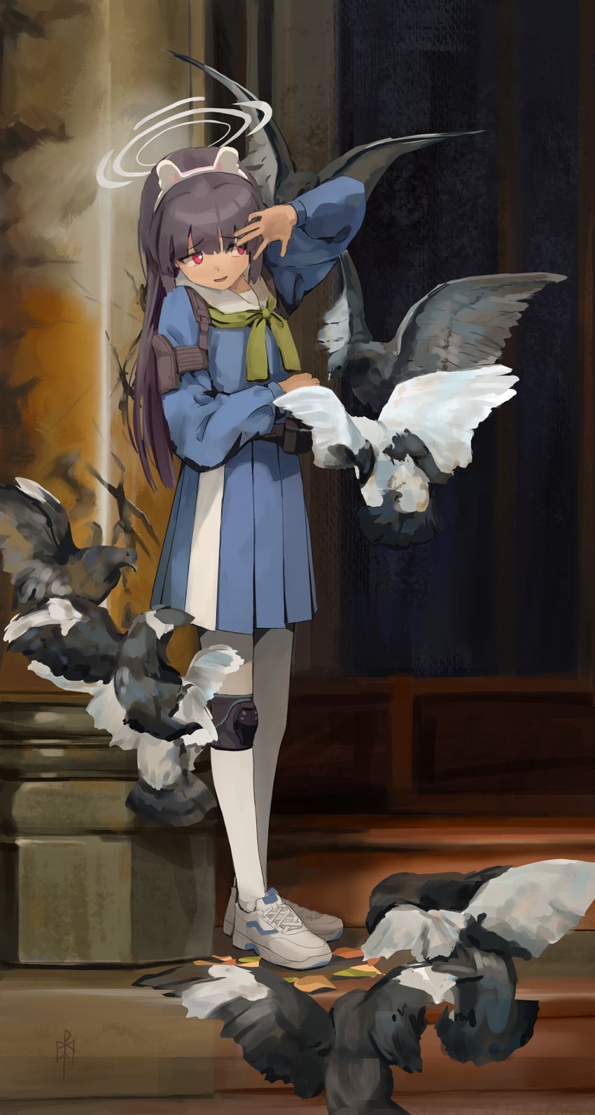miyu (blue archive and 1 more) drawn by wuschelminityp