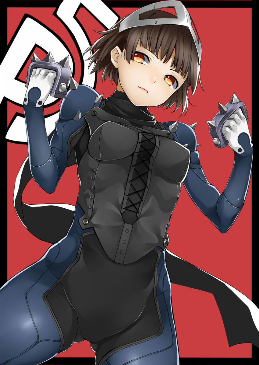 niijima makoto and queen (persona and 1 more) drawn by nemu_(nebusokugimi)