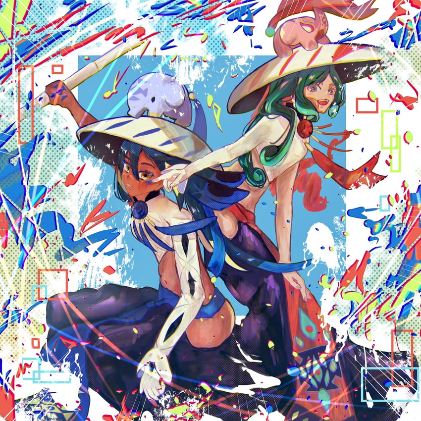 trung trac and trung nhi (fate and 1 more) drawn by umeshu_kan