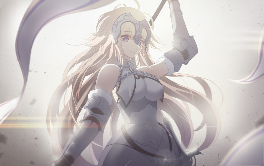 jeanne d'arc (fate and 1 more) drawn by inho_song