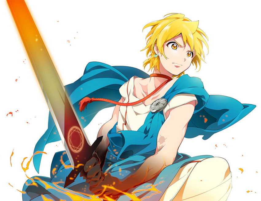 alibaba saluja (magi the labyrinth of magic) drawn by dalc_rose