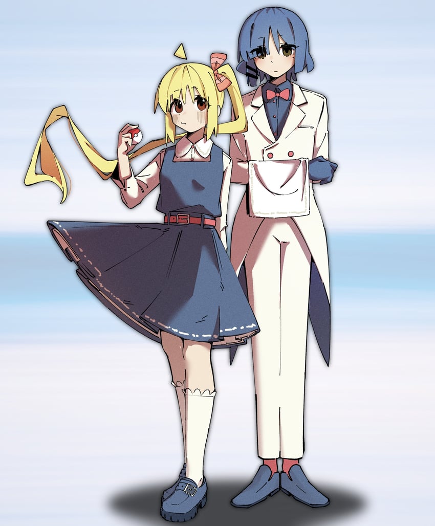 ijichi nijika and yamada ryo (pokemon and 1 more) drawn by machuuu68