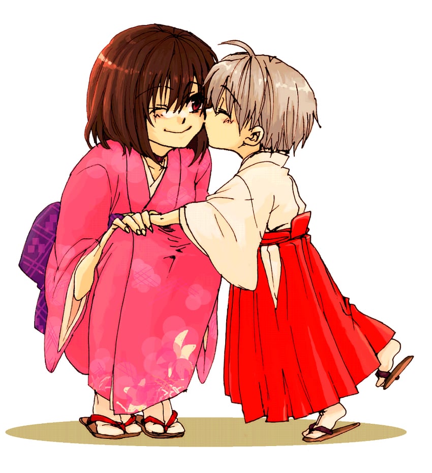 youko and ichinomiya kantarou (tactics) drawn by yuki_(hello_idiot)