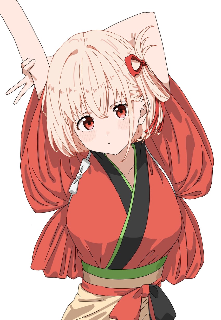 nishikigi chisato (lycoris recoil) drawn by uzuraa