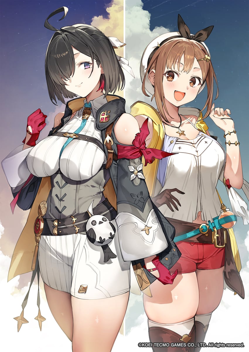 reisalin stout and yumia liessfeldt (atelier and 3 more) drawn by toridamono